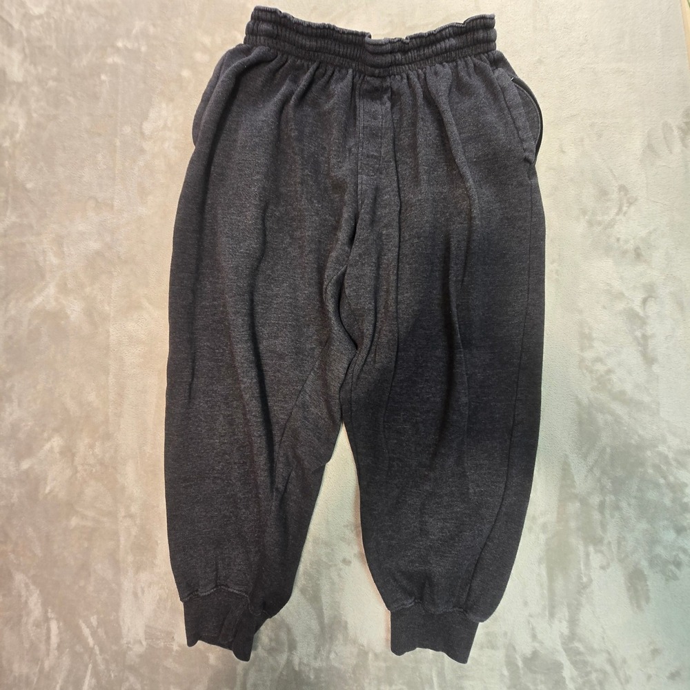 CSG Champs Sports Gear Mens Grey Fleece Jogger Sweatpants Zipper Pockets XL